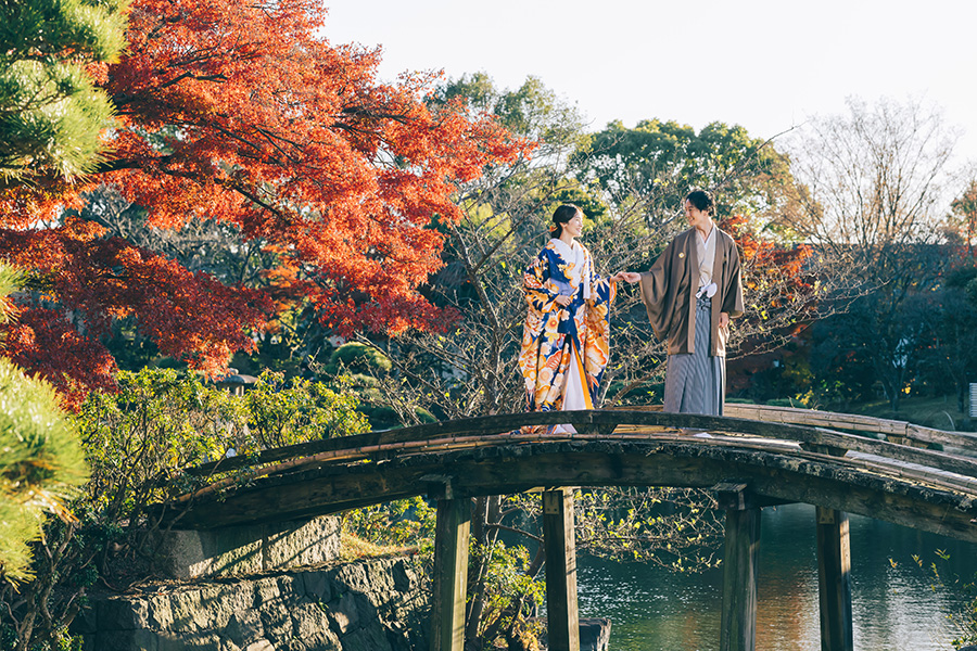 埼玉県越谷市の花田苑での写真だけの結婚式
