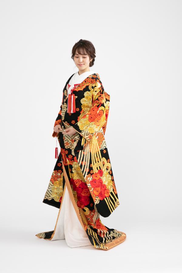 結婚写真用色打掛