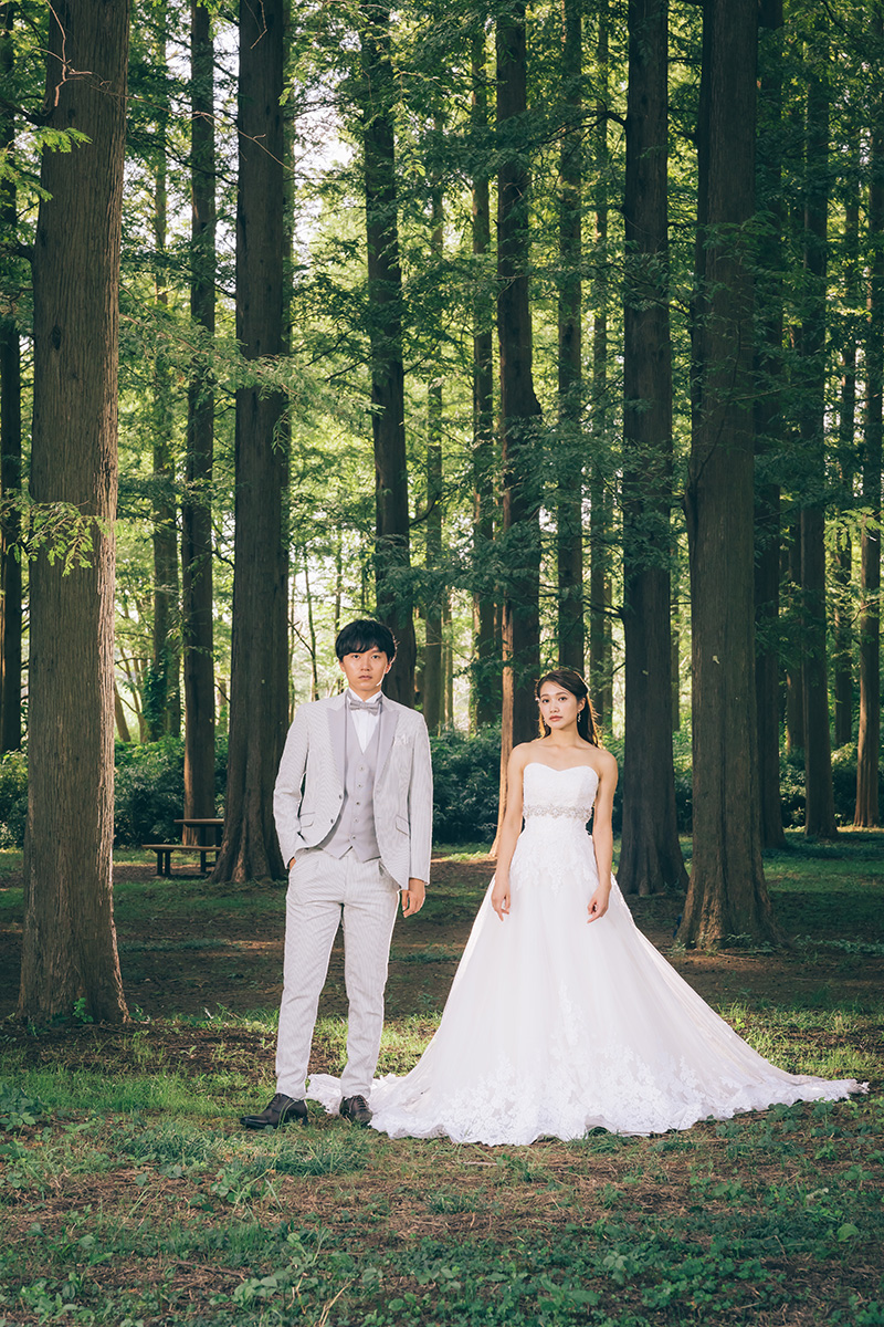 葛飾区水元公園でのロケーションフォトウェディング