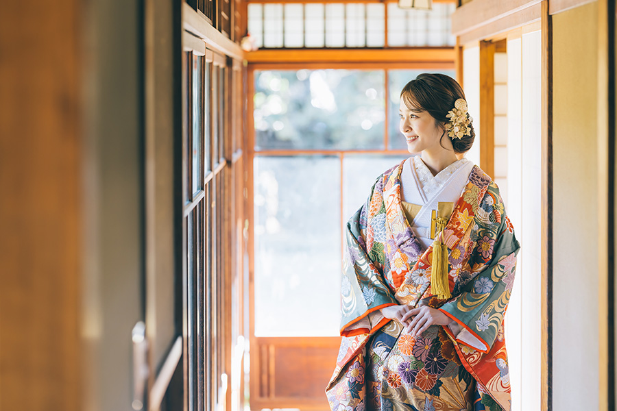 千葉県野田市の野田市市民会館でのロケーション結婚写真