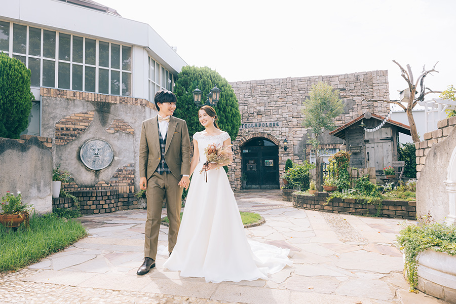 埼玉県草加市のステッラポラーレでのロケーション結婚写真